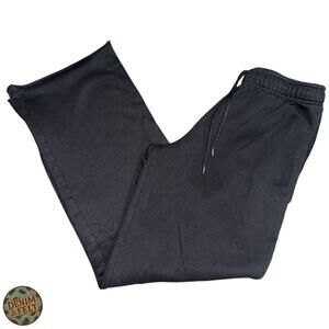 Alo Yoga Women’s Black High-Waist Lounge Pants with Back Pockets Size M